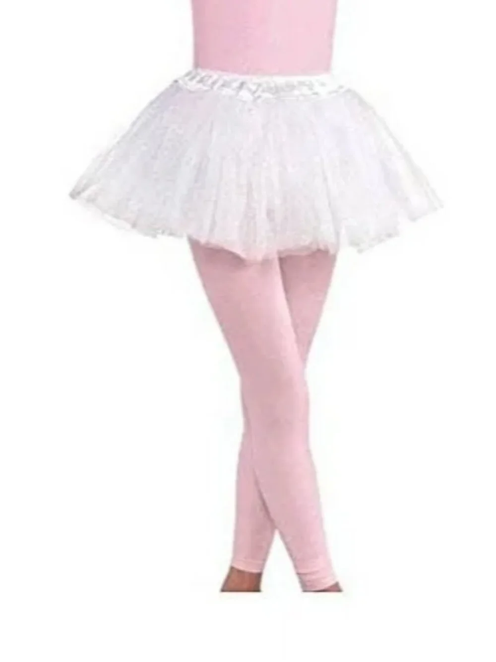 Dress Up Girls White Tutu Skirt Petticoat Child Ballet Costume Accessory SM/MD - Picture 1 of 1
